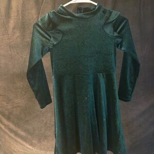 Peppa and Julie Green Velvet Dress size 8
